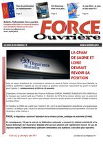Bulletin d’information Force ouvrière : Les Echos de nos Hôpitaux n °8
