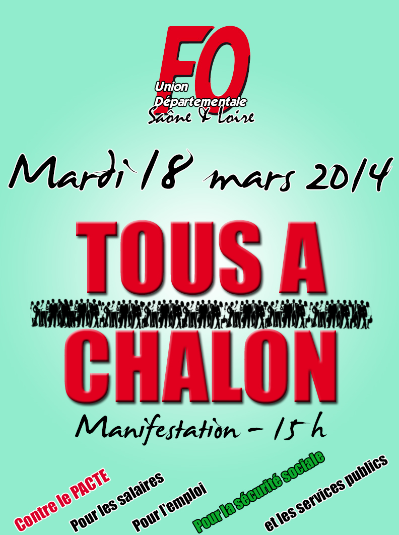 18 mars : appel à manifester
