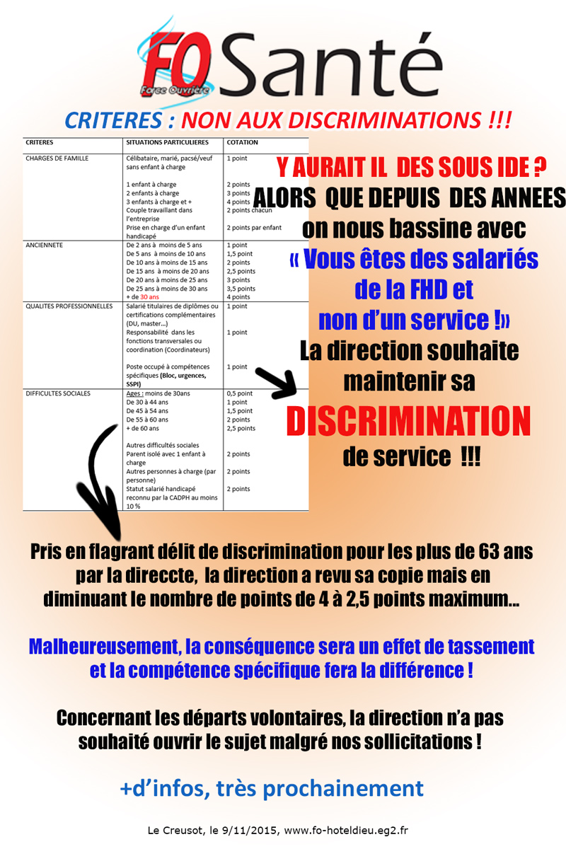 criteres de licenciements